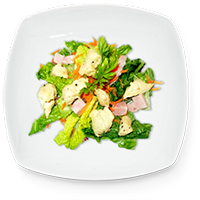 Ensalada de pollo y jamón