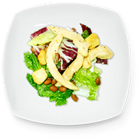 Ensalada de pollo con frijoles