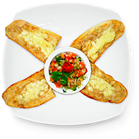 Baguette de frijoles con queso