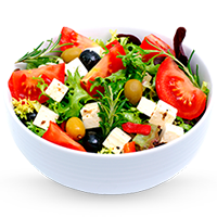 Ensalada con queso panela