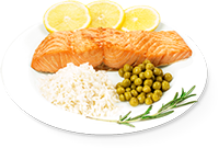 Salmón a la naranja