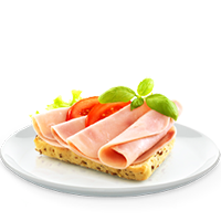 Pan con jamón