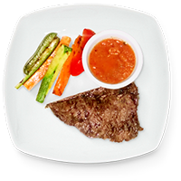 Carne de res con vegetales