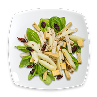 Ensalada de pollo y albahaca