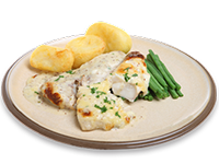 Pescado blanco con papas