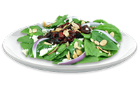 Espinaca con almendras