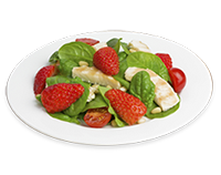 Ensalada de pollo con espinacas