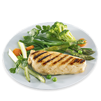 Pollo con espárragos