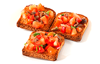 Montaditos de tomate